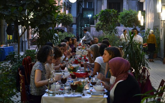 CAIRO DOWNTOWN PASSAGES IFTAR IN KODAK PASSAGEWAY