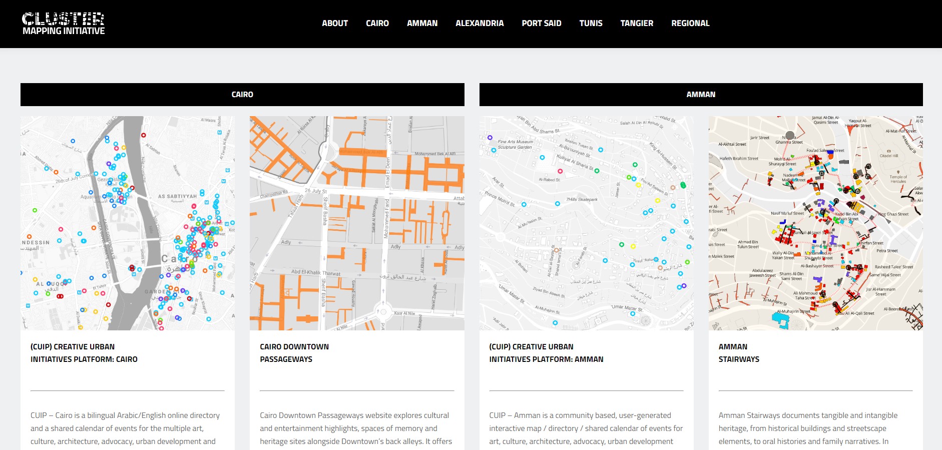 CLUSTER MAPPING INITIATIVE - Cluster Cairo